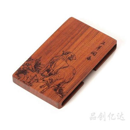 木質(zhì)禮品-玲瓏名片夾